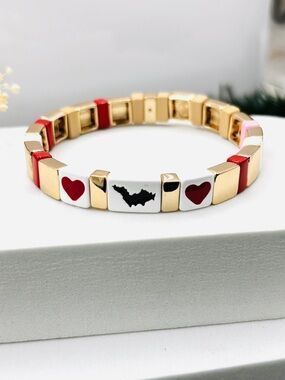 ROXANNE ASSOULIN “I Love St. Barts “Rainbow Bracelet